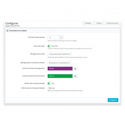 Jauge Franco de Port