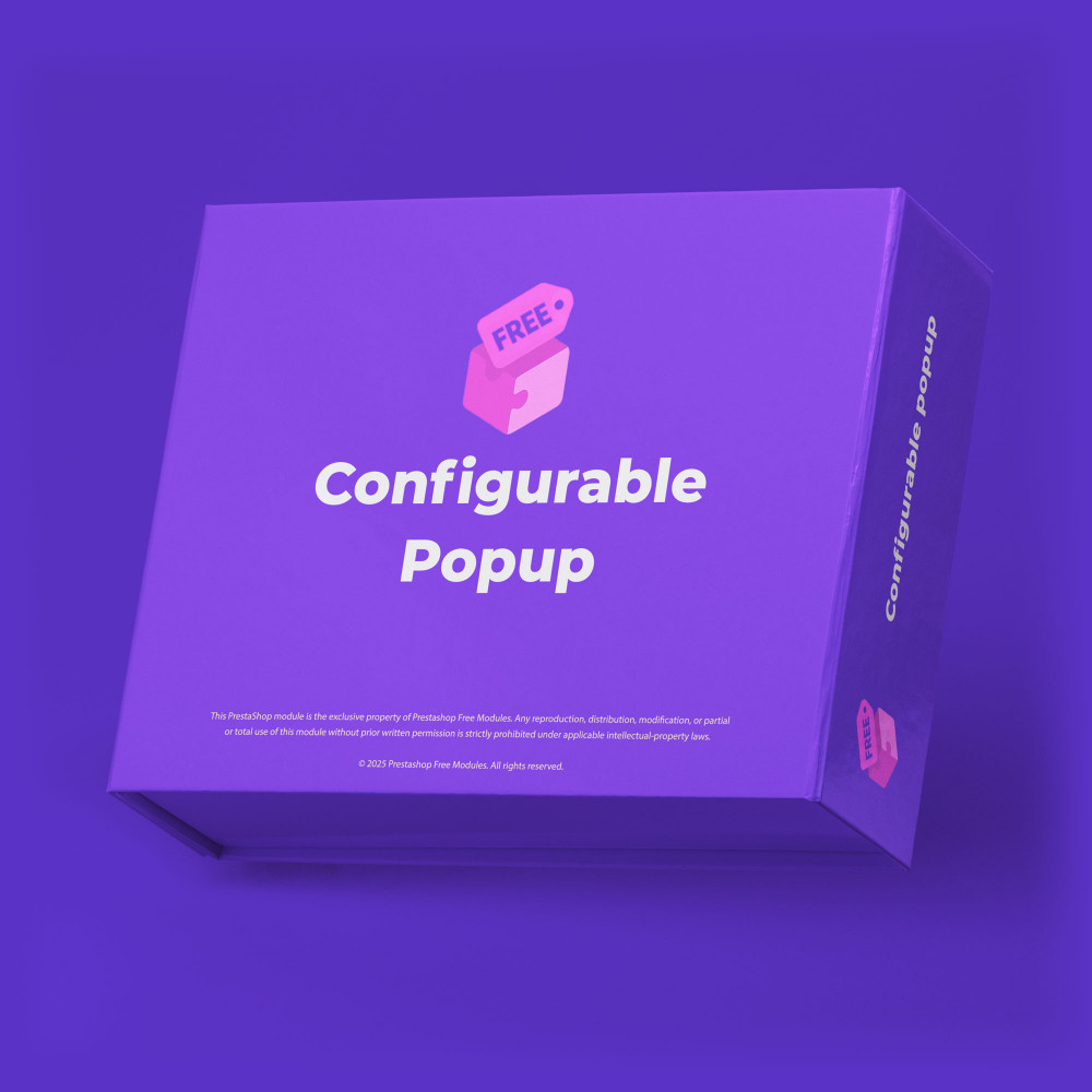 Popup configurable Popup configurable