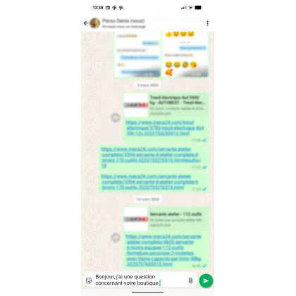 WhatsApp prestashop